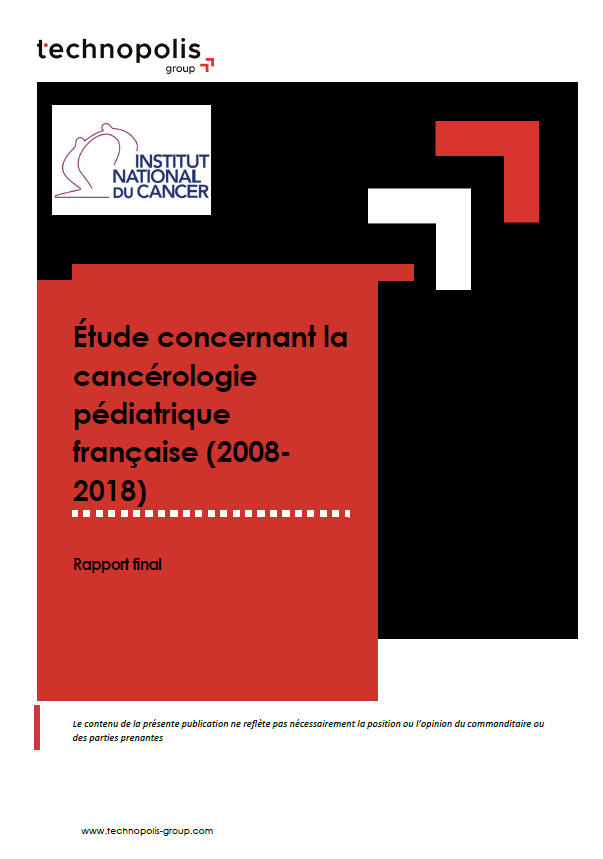 Étude concernant la cancérologie pédiatrique française (2008-2018)